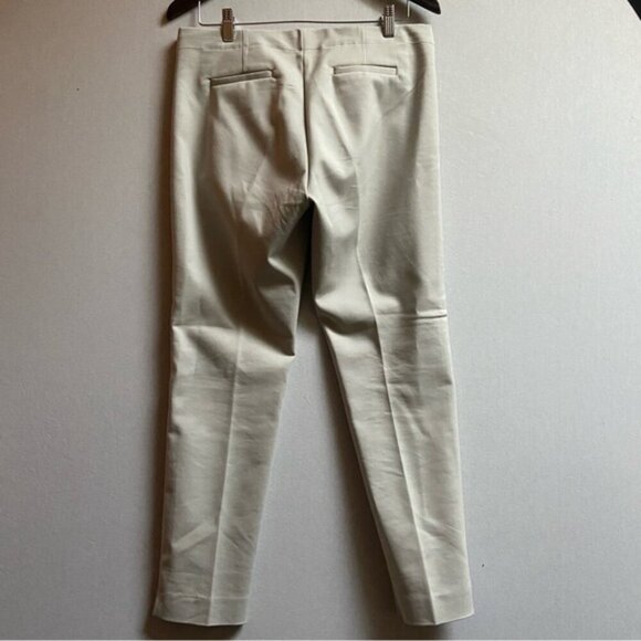 Crosby Springfield Slim Cream Coloured Pull On Cotton Trouser Pants Sz 10 - Picture 2 of 9